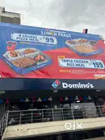 Rider for domino’s pizza delivery