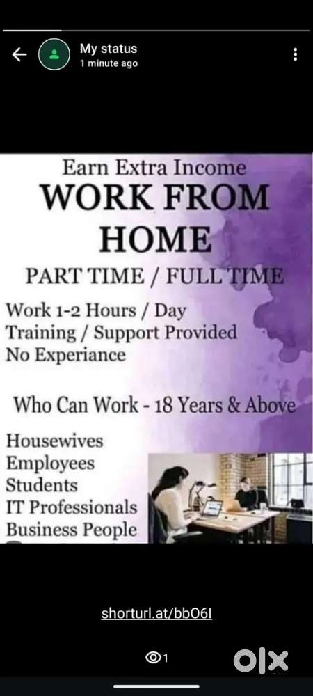 Work from home opportunity