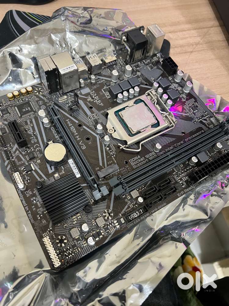 Intel i5 10400F gen and with gigabyte H410m ultra durable 1200 socket