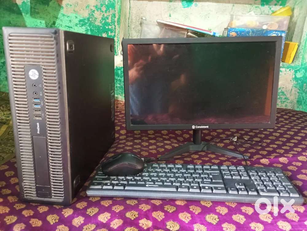 HP Full PC set With keyboard and wireless mouse (Also nigoshiable pric