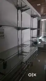 Counter and glass self of Garments shop