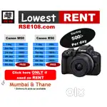 Rent DSLR camera
