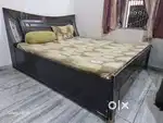 A king size bed  fair  quality no use mdf only a made by original wood