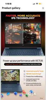 HP VICTUS AMD RYZEN 9 10 Days old