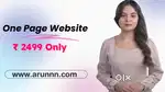 One page web design for 2499 only. Domain Hosting and SSL Jodhpur