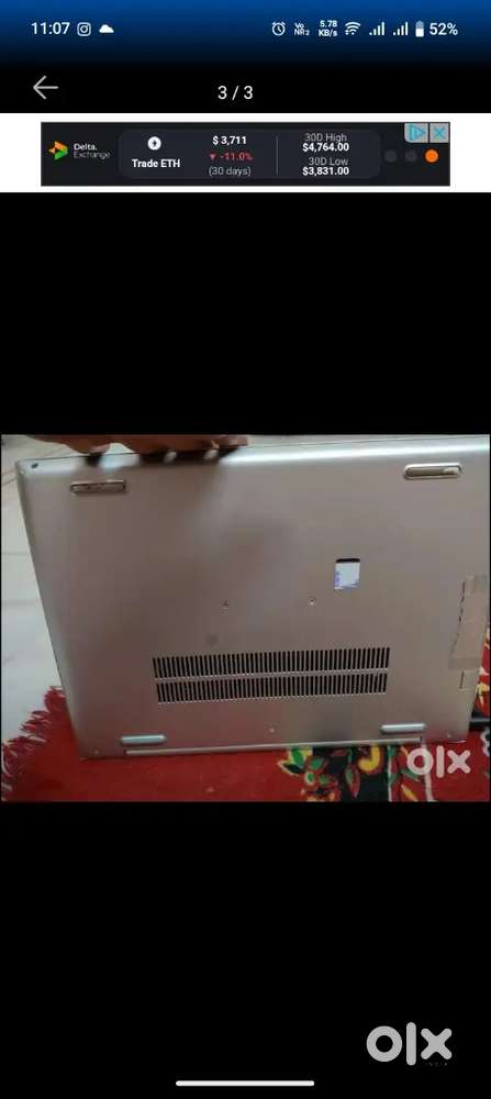 Hp laptop full lamination