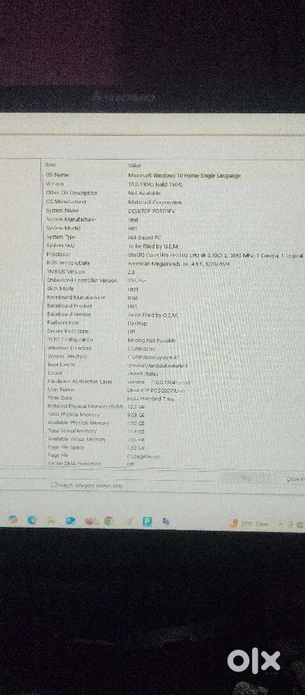 Computer Cpu with all set 2nd generation 2100