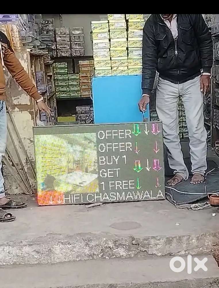 LED Text Display For Shops