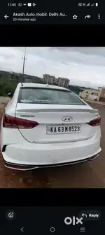 Hyundai Verna 2018-23 lip and roof spoiler