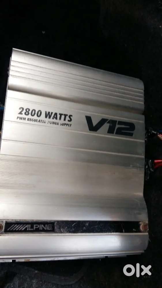 Amp and woofer