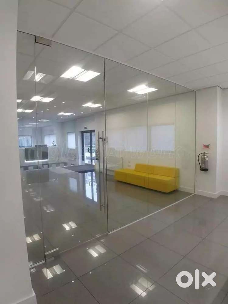Toughened Glass work, ACP Cladding work, Modular Kitchen work, Glass