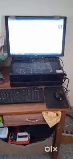 Branded desktop computer with printer
