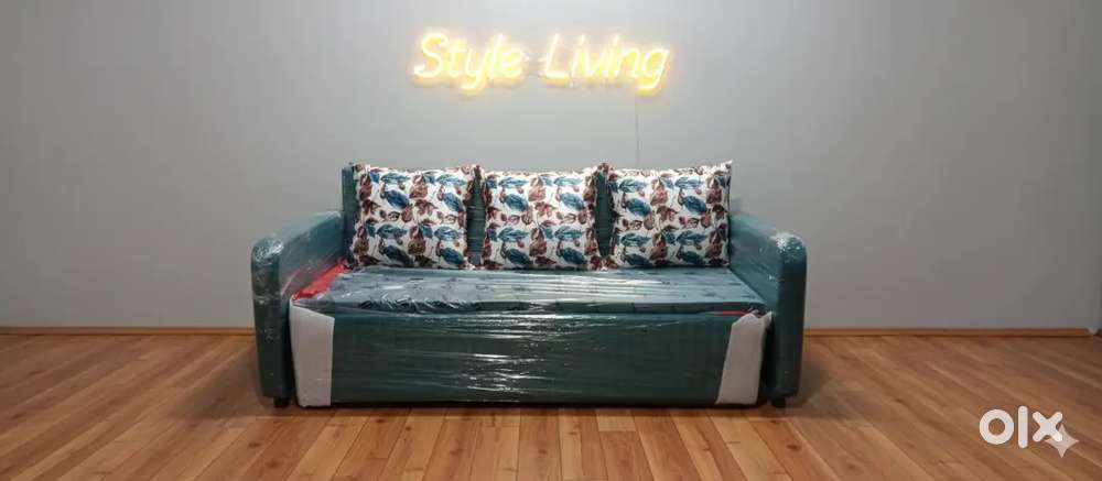 factorymade Fullcoushin sofacumbed in metal white coated