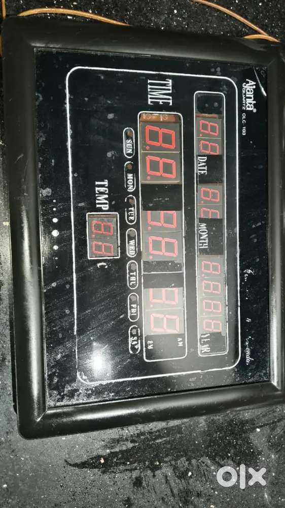 AJANTA   wall digital clock