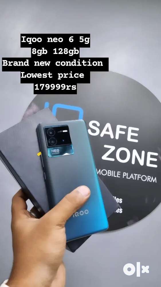 Iqoo neo 6 5g 8gb 128gb Brand new condition Lowest price at safezone