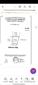 Loanable JDA 200 Sq Yard Plot in Vinayak City,,Bindyiaka
