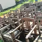 Teakwood chairs and tables