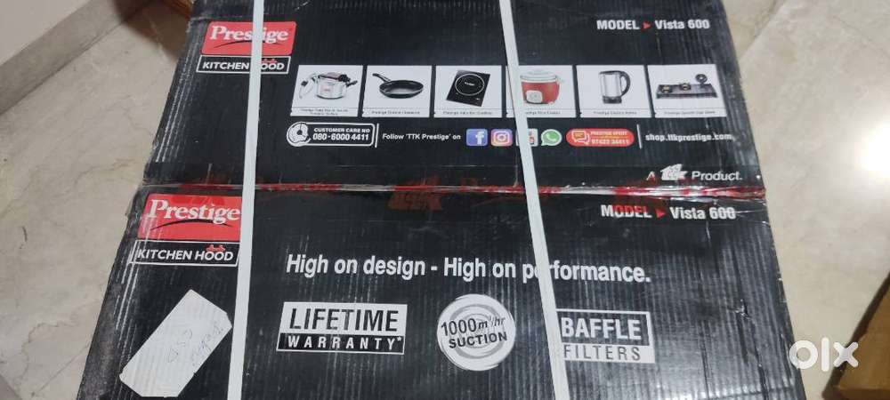 Prestige kitchen hood chimney