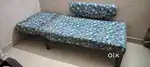 Single cot sofa with bed with mattress sofa type excellent condition.