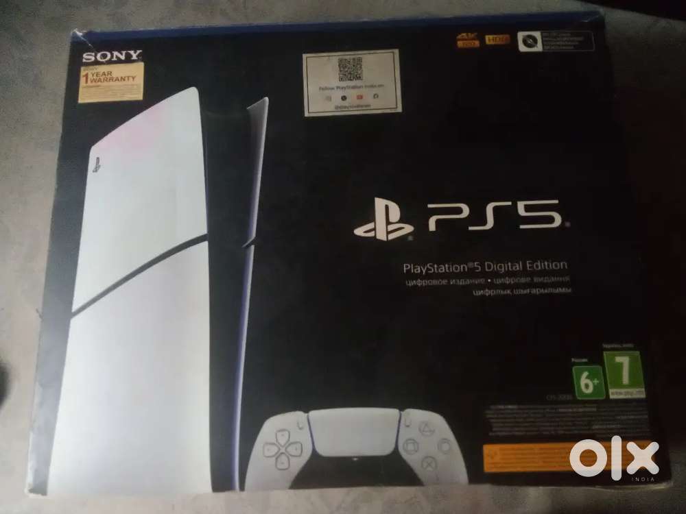 PS5 digital 1TB ( 10 games added )1joystick free