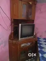T- series tv with tv trolly