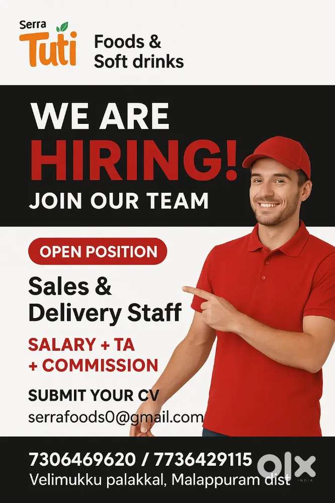 Field Sales executive & Delivery man