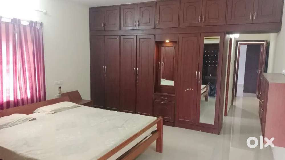 3bhk furnish flat for rent kpt Vysanagara near by aj