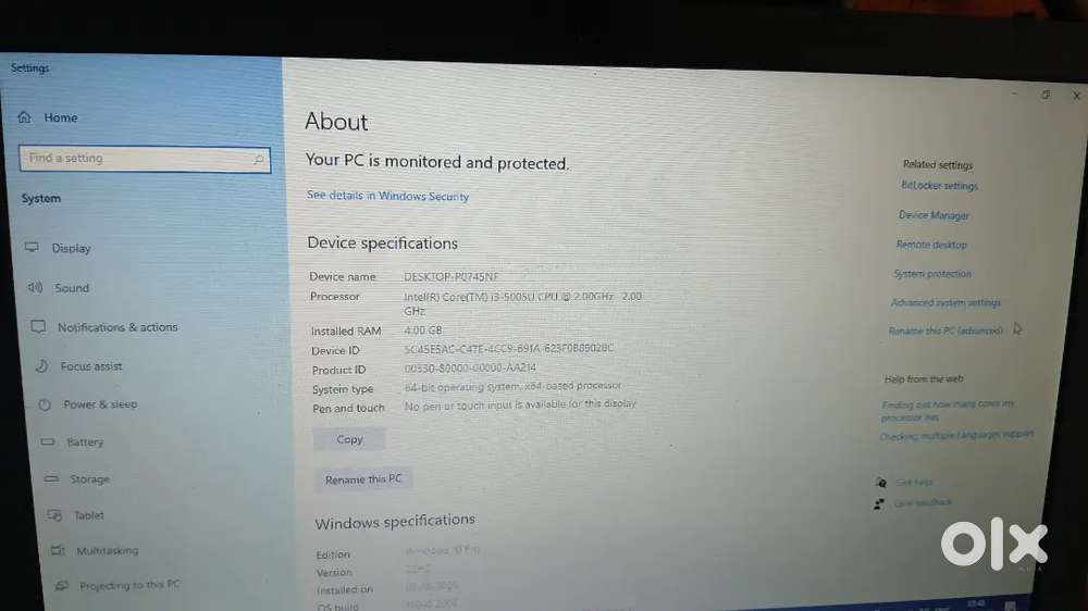 Hp 15 i3 5th