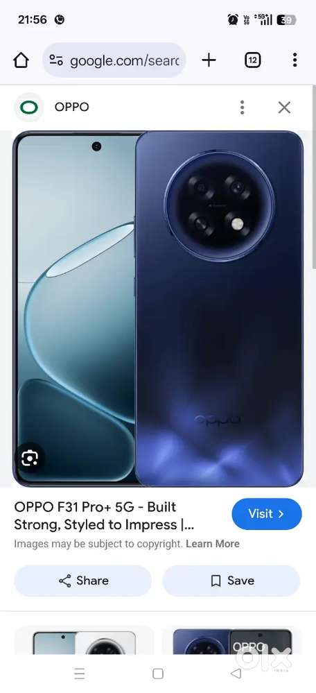 Oppo f31pro plus 5g...256gb internal