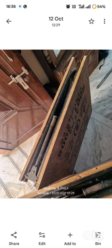 Wooden folding & dressing table