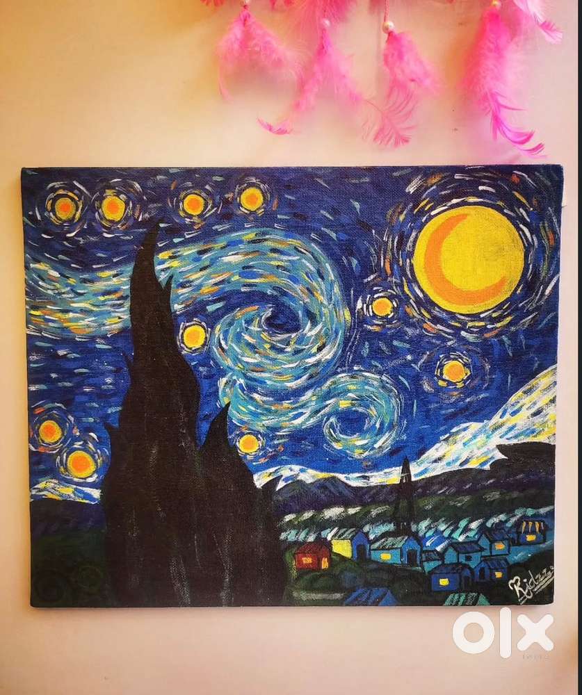 Starry nights painting