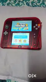 Nintendo 2ds clear Red colour