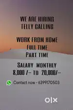 Telly caller work from home