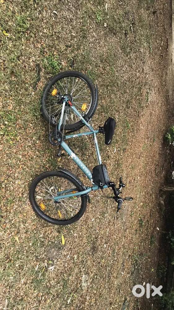 Mountain Bike Rockrider 21 Speed V-Brakes 27.5 Wheels 80mm suspension
