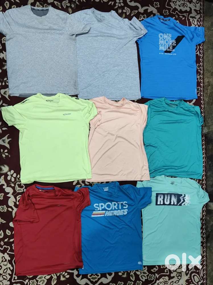 Used Men 40 sports tshirts 9 shorts 4 track pants 2 golf pants 2 kurta