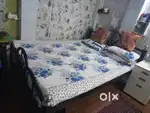 Wrought Iron  bed 5 X 7 in excellent condition.
