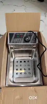 Electric deep fryer without use new machine
