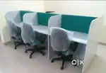 6seater board workstation with chair