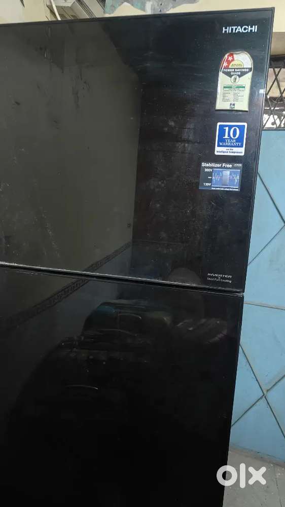 Hitachi  fridges double door 451 litter 2018 model 10 year warranty.