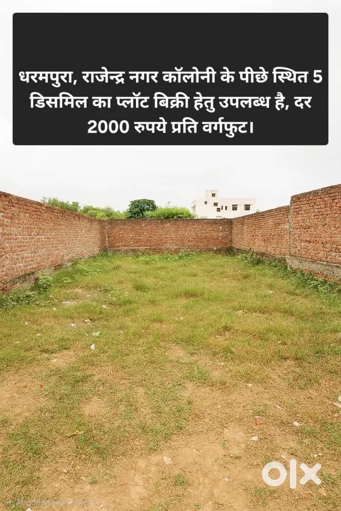 धरमपुरा, राजेन्द्र नगर कॉलोनी के पीछे 2200 sqft प्लॉट बिक्री हेतु