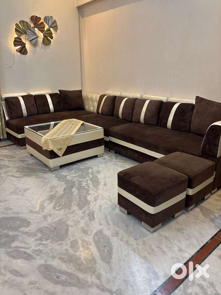 Sofa with center table