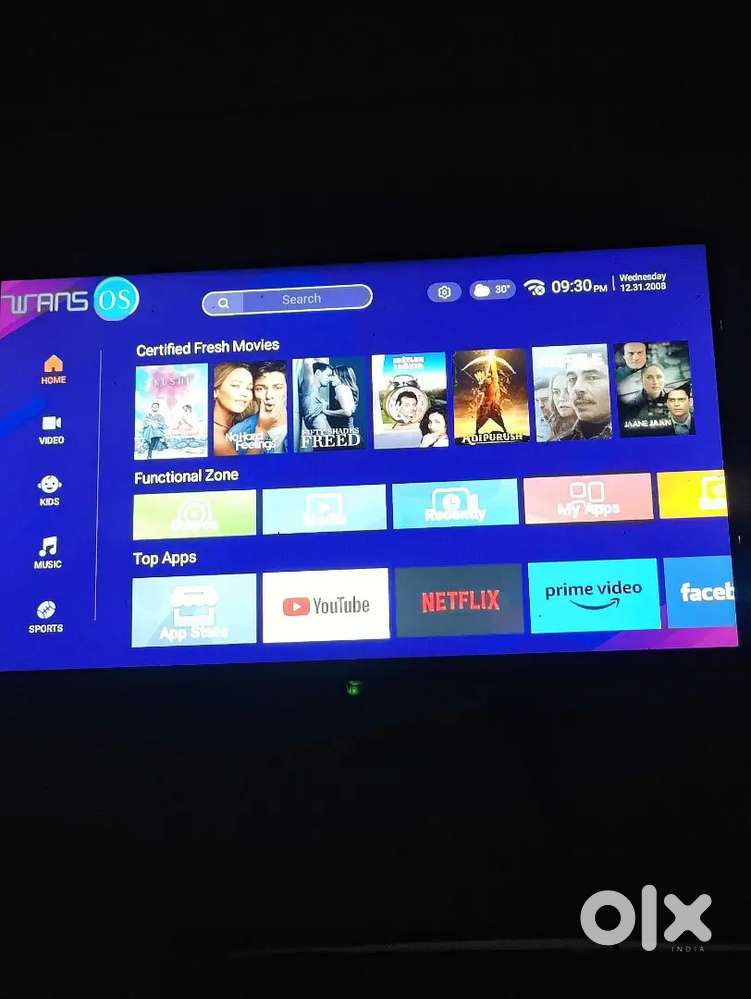 Full smart ted tv 35 inch