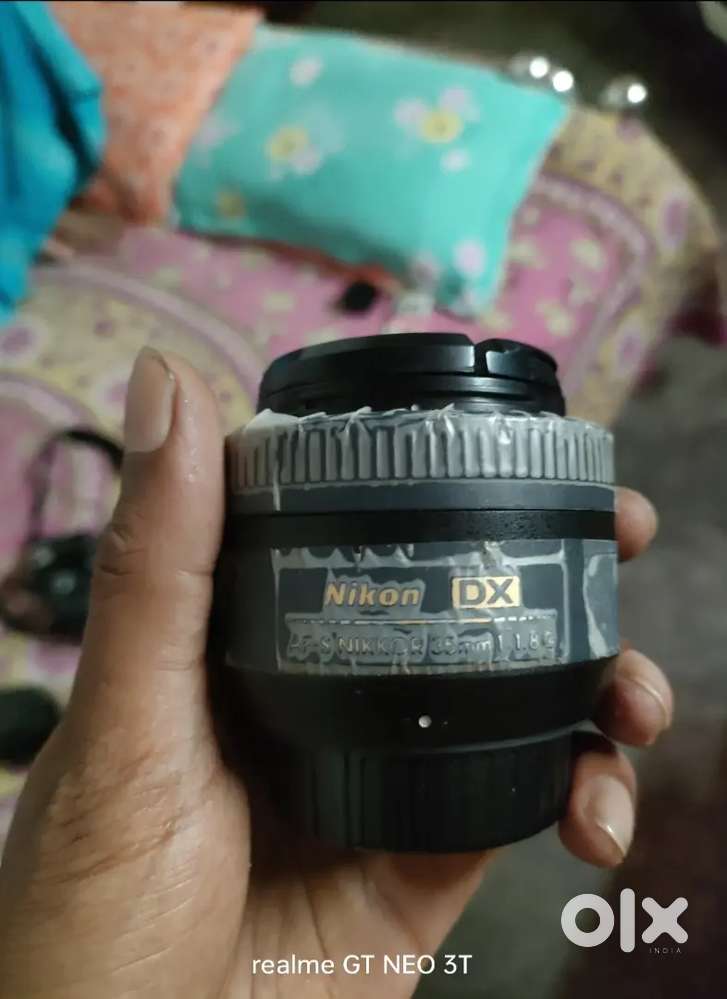 Nikon D5300 with 18-55.     50mm 1.8 prime with 35mm 1.8 prime