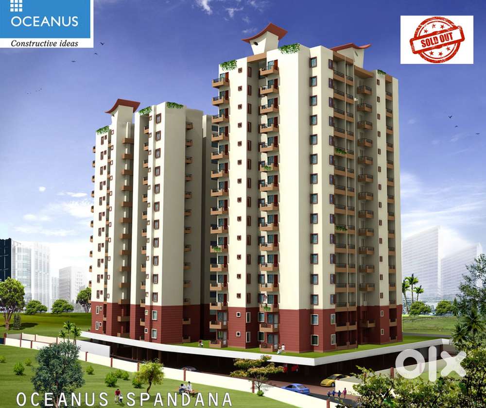 Semi furnished 3BHK flat with sea view available for rent.