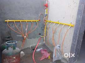 Hotel and restaurant Gas pipeline installation ans service
