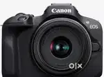 Canon R100 Mirrorless Camera Rf-s 18-45mm f/4.5 -6.3 Is STM black