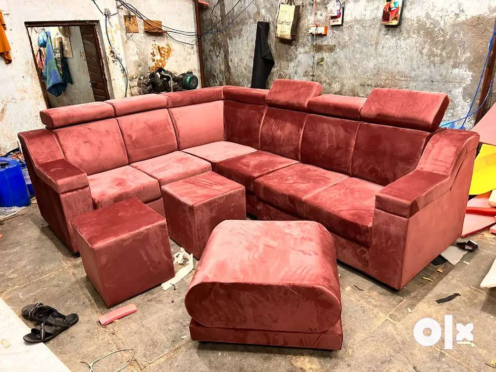 Premium quality l shape sofa set in starf furniture
