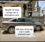 We Buy all scrap car n valid expired cars n unused cars