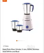 Bajaj Mixer Grinder 500W& Computer mini Table
