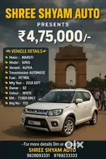 Maruti Suzuki Ignis 1.2 Alpha AMT, 2018, CNG & Hybrids